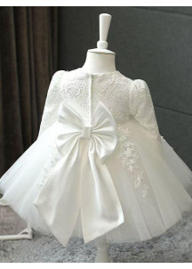 Lace and Tulle Flower Girl Dress