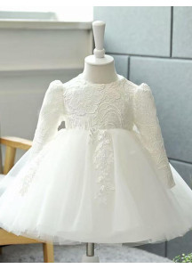 Lace and Tulle Flower Girl Dress