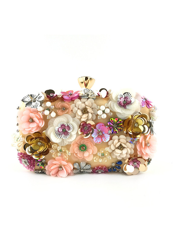 Floral Masterpiece Evening Clutch