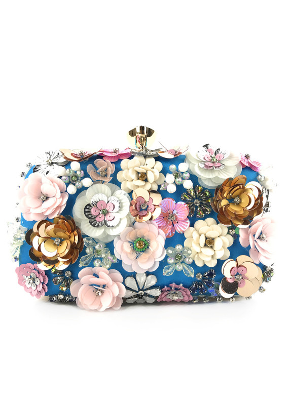 Floral Masterpiece Evening Clutch