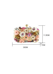 Floral Masterpiece Evening Clutch