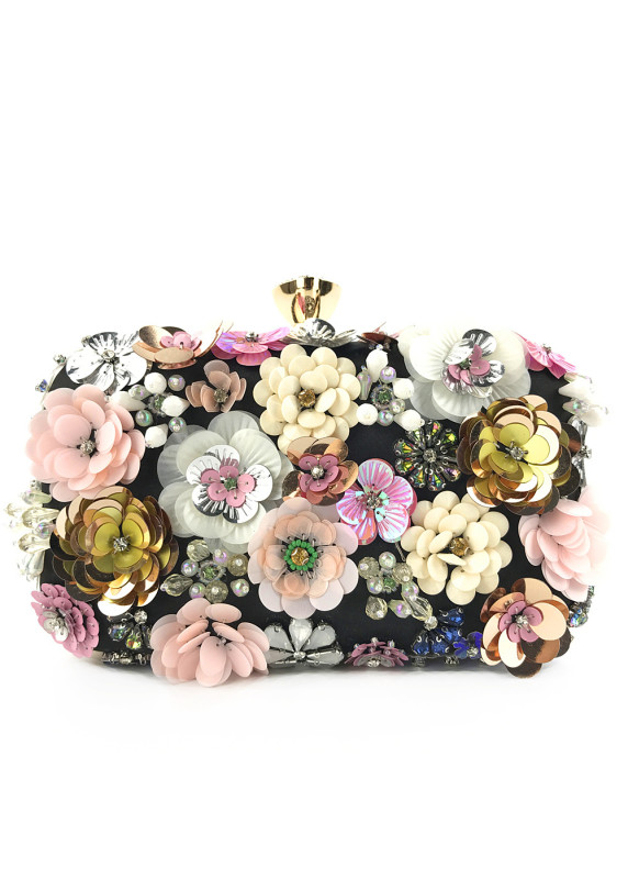 Floral Masterpiece Evening Clutch