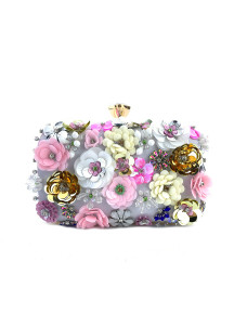 Floral Masterpiece Evening Clutch