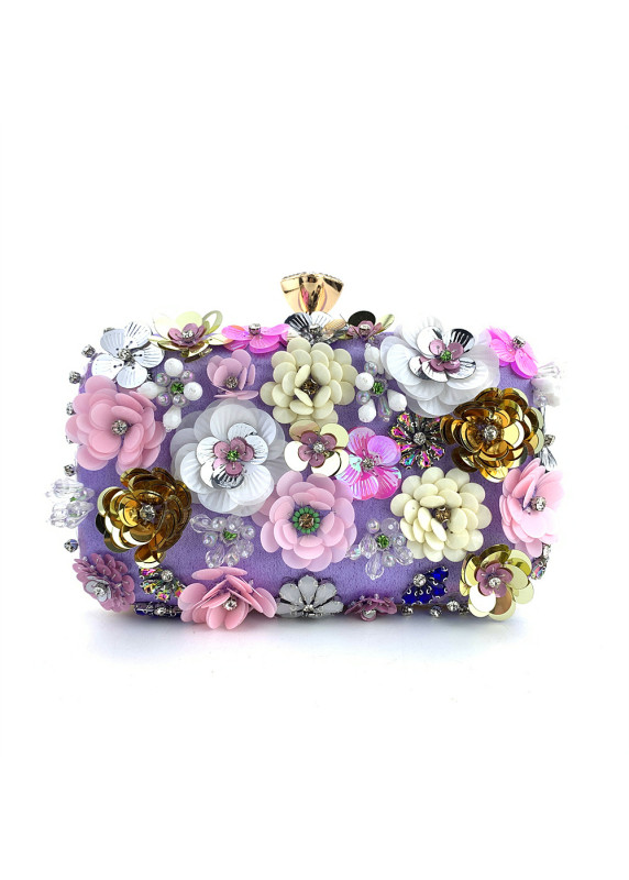 Floral Masterpiece Evening Clutch