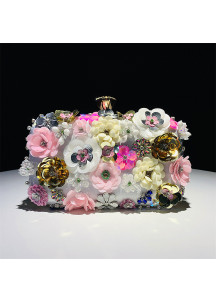 Floral Masterpiece Evening Clutch