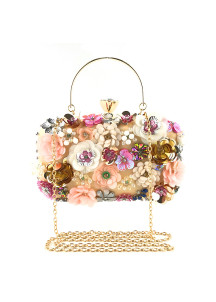 Floral Masterpiece Evening Clutch