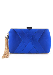 Geometric Evening Clutch with Intersecting Design