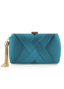 Geometric Evening Clutch with Intersecting Design