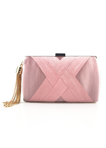 Geometric Evening Clutch with Intersecting Design