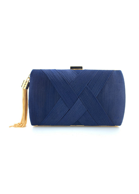 Geometric Evening Clutch with Intersecting Design