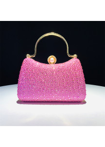 Bolso de Noche Cubierto de Cristales Brillantes