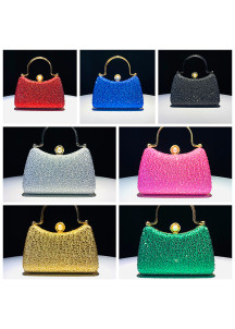 Bolso de Noche Cubierto de Cristales Brillantes