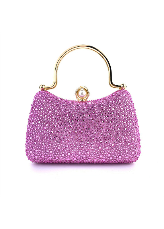 Bolso de Noche Cubierto de Cristales Brillantes