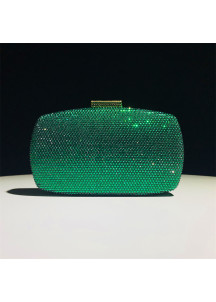 Evening Clutch Bag Covered with Sparkling Crystals