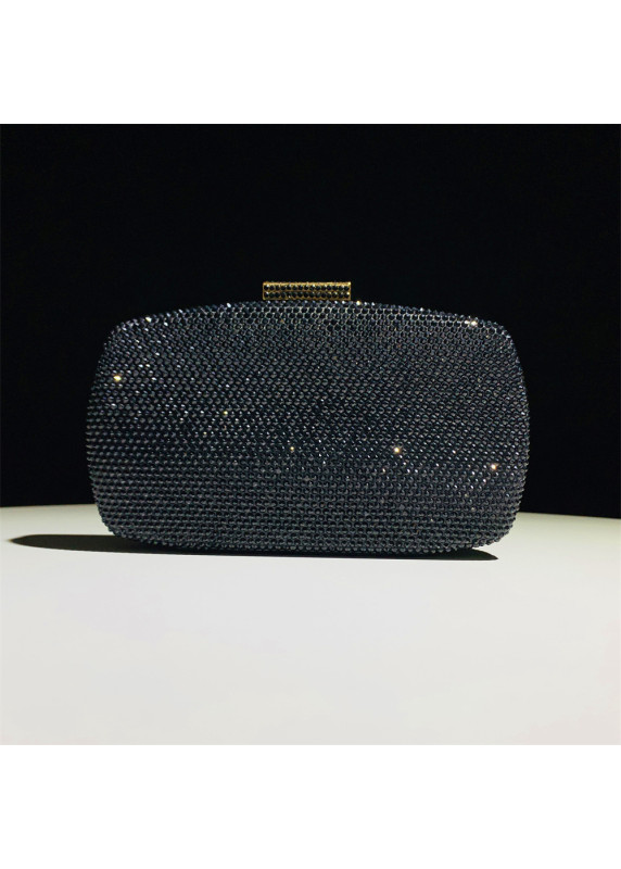 Evening Clutch Bag Covered with Sparkling Crystals