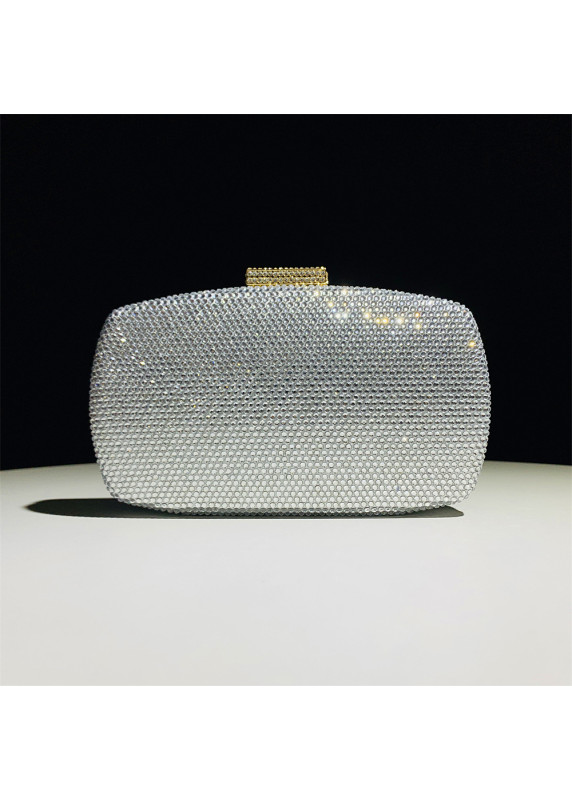 Evening Clutch Bag Covered with Sparkling Crystals