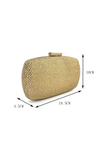 Evening Clutch Bag Covered with Sparkling Crystals