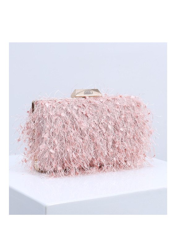 Evening Clutch with Light Airy Fringes