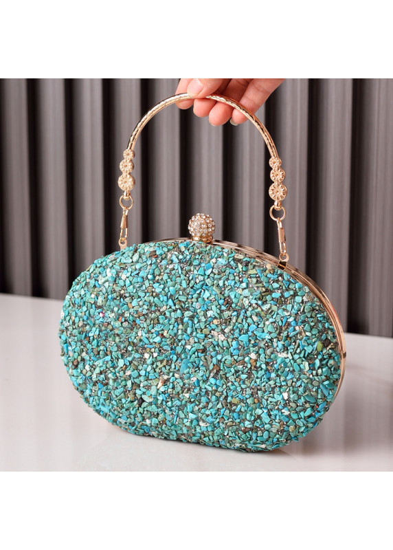 Evening Clutch with Accumulation of Small Stones