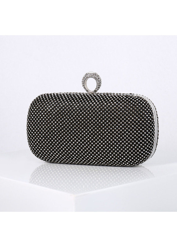 Evening Clutch Covered with Tiny Sparkling Crystals