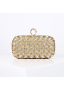 Evening Clutch Covered with Tiny Sparkling Crystals