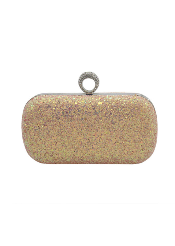 Evening Clutch Covered with Multicolored Sequins