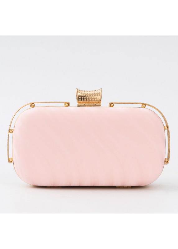 Elegant Evening Clutch with Wavy Lines