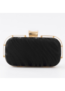 Elegant Evening Clutch with Wavy Lines