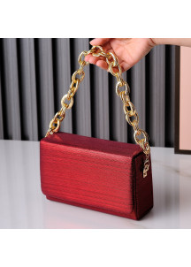 Evening Clutch with Golden Chain