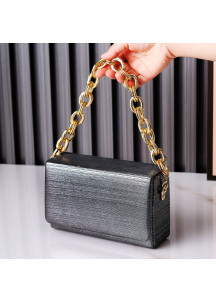 Evening Clutch with Golden Chain