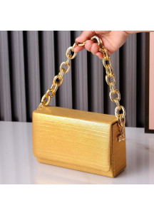 Evening Clutch with Golden Chain