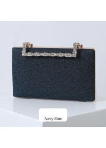 Sparkling Evening Clutch with Crystal-Adorned Clasp