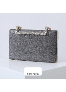 Sparkling Evening Clutch with Crystal-Adorned Clasp