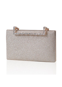 Sparkling Evening Clutch with Crystal-Adorned Clasp