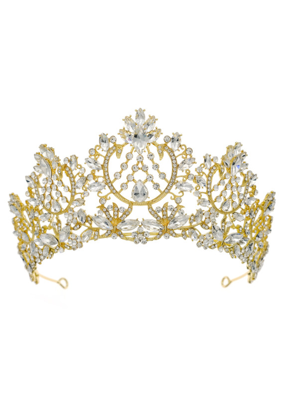 Finely Cut Crystal Princess Wedding Tiara