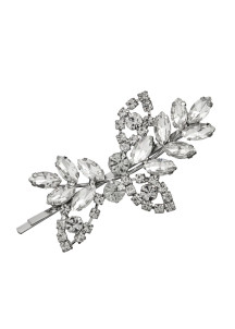 Sparkling Crystal Hairpin with Floral Design