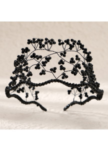 Crystal Hair Slide: Mythical Floral Design