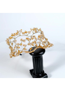 Crystal Hair Slide: Mythical Floral Design