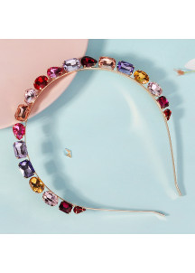 Stunning Multicolored Gemstone Headband