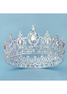 Majestic Crown with Iridescent Reflections