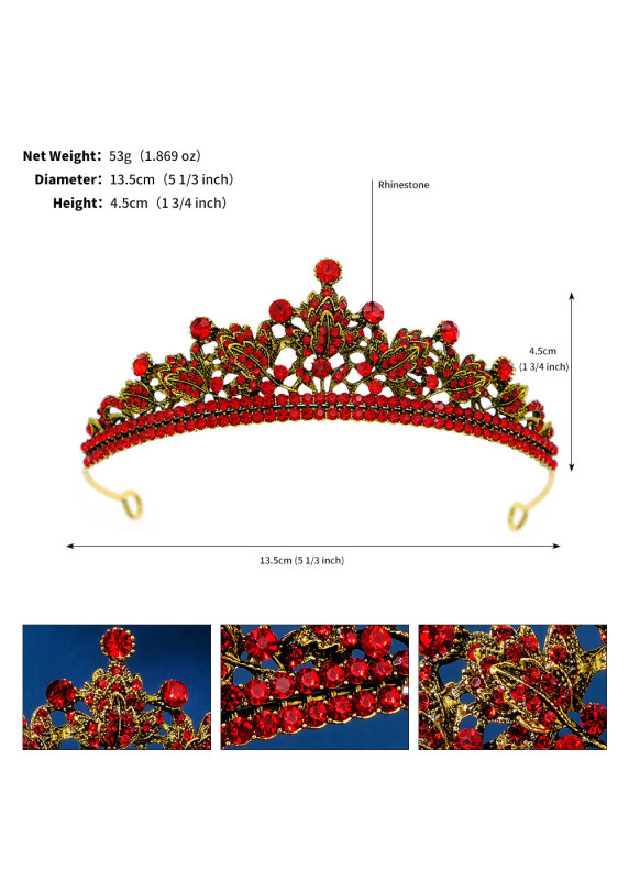 Evening Tiara Adorned with Dazzling Green Stones, Inspired by the Forest