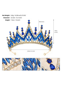 Diadema de Oro y Zafiros de Gran Elegancia