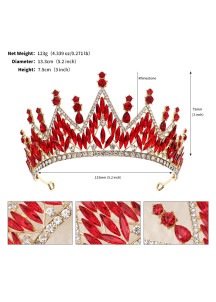 Elegant Gold and Sapphire Tiara