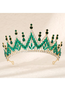 Diadema de Oro y Zafiros de Gran Elegancia