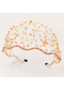 Gala Evening Headband Adorned with Pearls