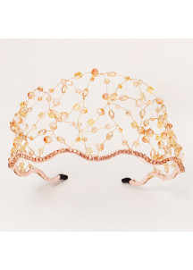 Gala Evening Headband Adorned with Pearls