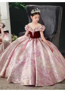 Vestido de Dama de Honor Princesa con Falda Voluminosa