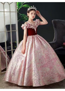 Vestido de Dama de Honor Princesa con Falda Voluminosa